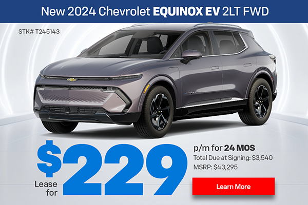 New 2024 Chevrolet Equinox EV 2LT